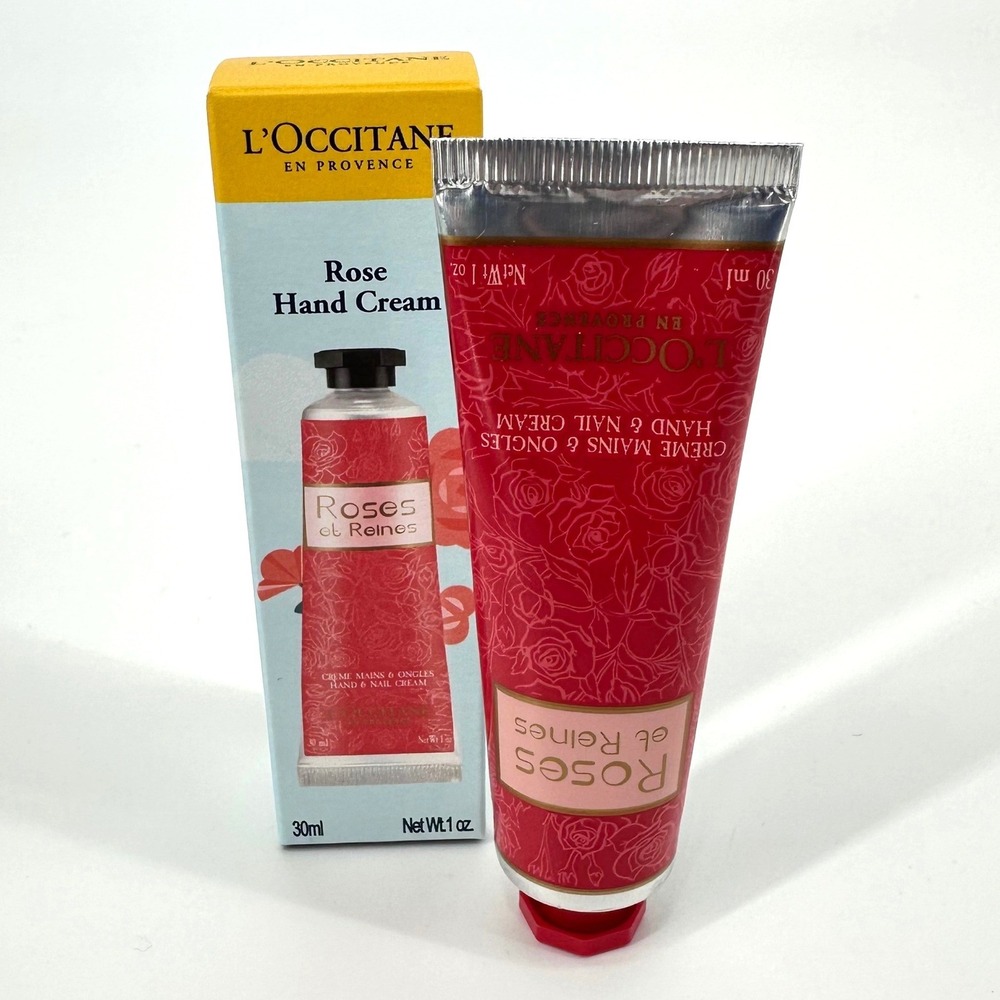 L'Occitane Rose Hand Cream 30ml 1 oz Roses et Reines‎ Nourishing Purse Mini Size